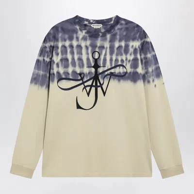 Jw Anderson Logo Print Sweatshirt In Neutral
