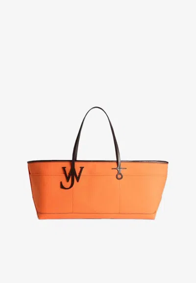 Jw Anderson Elongated Anchor Tote Bag In Orange