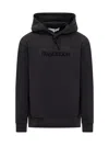 Jw Anderson Hoodie With Logo Embroidery In Black