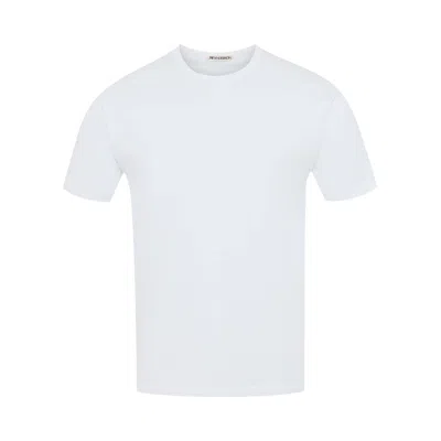 Pre-owned Jw Anderson Embroidered Anchor T-shirt 'white' | Men's Size M