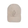 Jw Anderson Embroidered Baseball Cap In Neutral