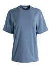 Jw Anderson Logo-embroidered Short-sleeve T-shirt In Blue