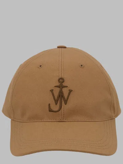 Jw Anderson Embroidered Logo Baseball Cap In Beige