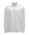 Jw Anderson Logo Pocket Shirt In Metallic