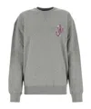 Jw Anderson Oversized Crew Neck Sweatshirt In Gray