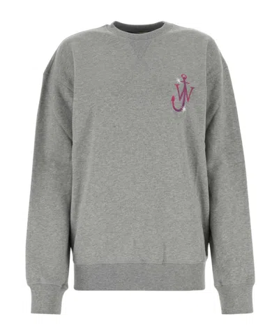 JW ANDERSON JW ANDERSON LOGO PRINTED CREWNECK SWEATSHIRT
