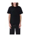Jw Anderson Embroidered-logo Cotton T-shirt In Black
