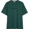 Jw Anderson Logo T-shirt With Short Sleeves And Crew Neck In Black