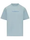 Jw Anderson Embroidered Logo T-shirt In Blue