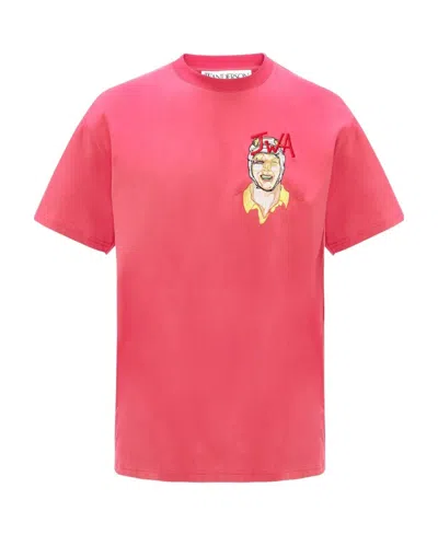 Jw Anderson Embroidered Rugby T-shirt