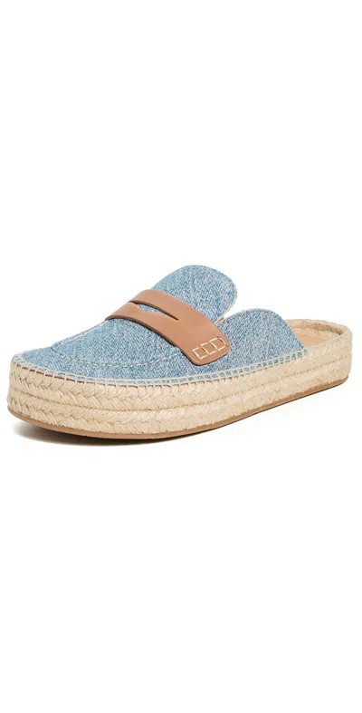 JW ANDERSON ESPADRILLE LOAFERS BLUE