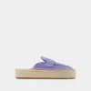 Jw Anderson Espadrilles - J.w. Anderson - Cuir - Violet In Purple