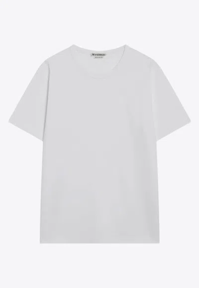 Jw Anderson Essential Short-sleeved T-shirt In White