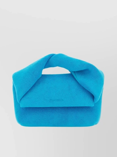 Jw Anderson Fabric Twist Shoulder Bag In Blue