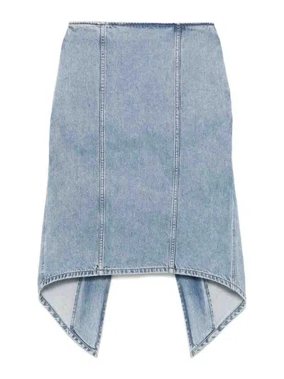 JW ANDERSON LAYERED MIDI SKIRT