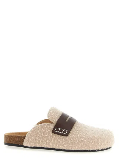 Jw Anderson 'felt Loafer' Mules