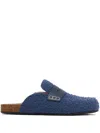 Jw Anderson Felt Loafers In Blue
