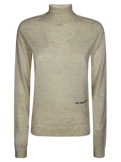 JW ANDERSON FITTED NEUTRALS TURTLENECK JUMPER
