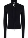 Jw Anderson Zip-up Fine-knit Cardigan