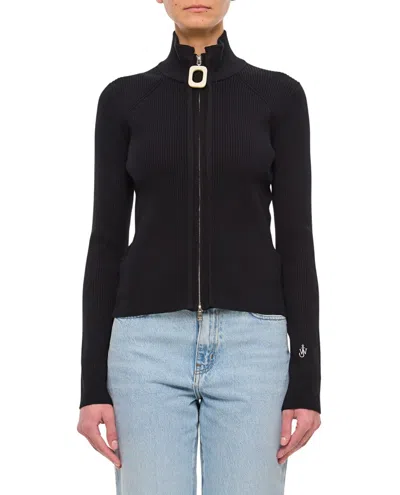 JW ANDERSON J. W. ANDERSON FITTED ZIP UP CARDIGAN