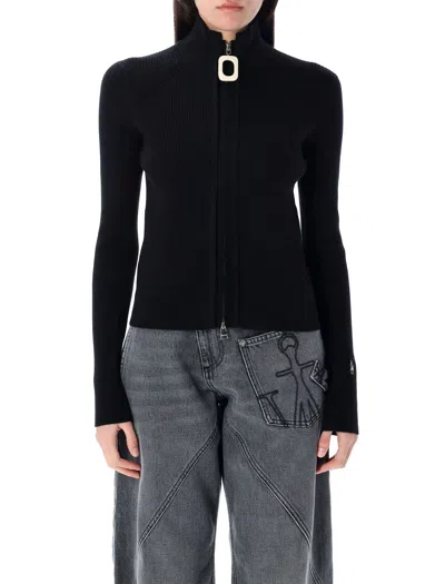 JW ANDERSON FITTED ZIP UP CARDIGAN