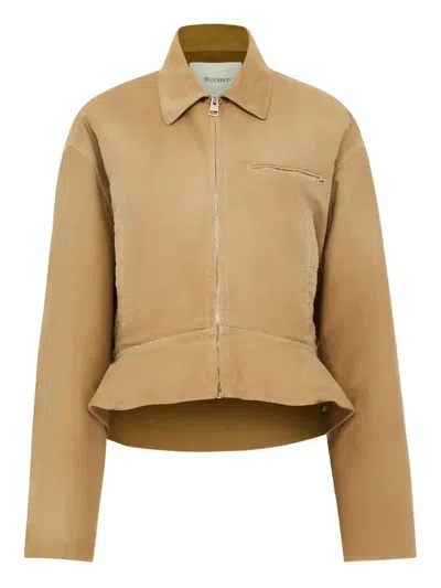 JW ANDERSON FLARED-HEM JACKET - WOMEN'S - COTTON