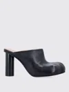Jw Anderson J.w. Anderson Heeled Paw Leather Mules In Black