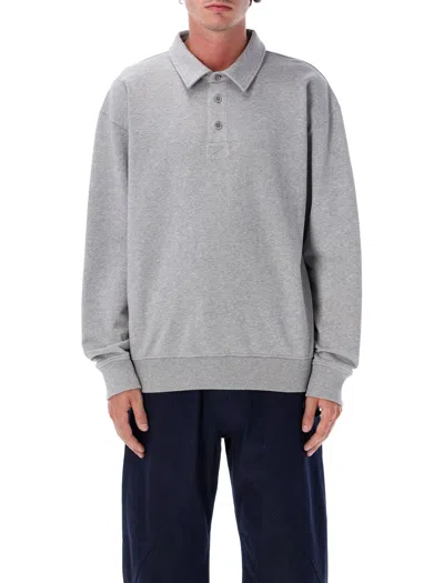 Jw Anderson Fleece Polo In Multi