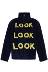 Jw Anderson Look Look Look Zip Front Jacket In Blue
