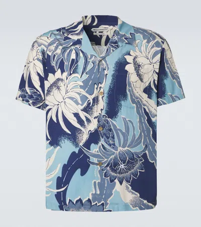 Jw Anderson Floral Viscose Camp Shirt In Multi