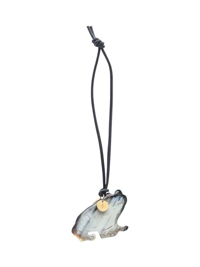 Jw Anderson Frog Pendant In Multi