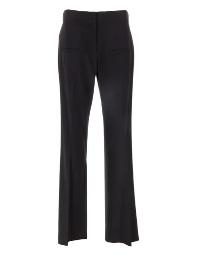 Jw Anderson Front Slit Straight Leg Trousers In Blue