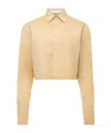 Jw Anderson Garment Cropped Shirt In Pink