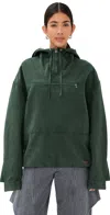 Jw Anderson Garment Dye Anorak Jacket Pine In Green