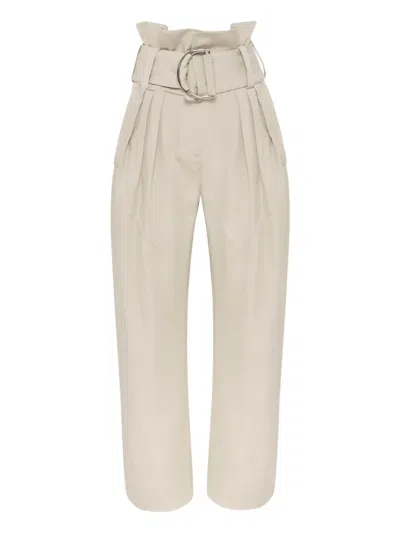 JW ANDERSON GATHERED-DETAIL TROUSERS