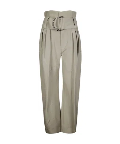 JW ANDERSON JW ANDERSON GATHERED WAIST D-RING TROUSERS