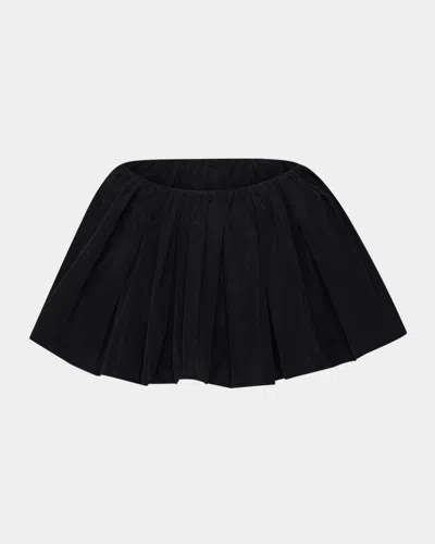 Jw Anderson Gathered Mini Skort In Black