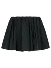 Jw Anderson Black Polyester Shorts Skirt Women In Black