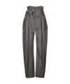 Jw Anderson Gathered Trousers In Black