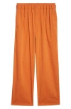 Jw Anderson Gathered Waist Track Pants In Orange