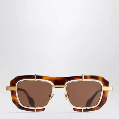Jw Anderson Geometric Jwa03 Havana Sunglasses In Brown
