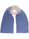 JW ANDERSON GRADIENT-EFFECT KNIT SCARF