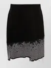Jw Anderson Distressed Crystal-embellished Skirt