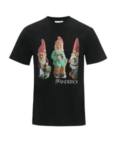 JW ANDERSON JW ANDERSON LOGO PRINTED CREWNECK T-SHIRT