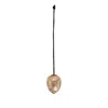 Jw Anderson Walnut-shaped Keyring In Gold