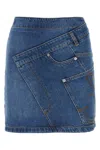 Jw Anderson Mini Skirt With Asymmetric Design And Pockets