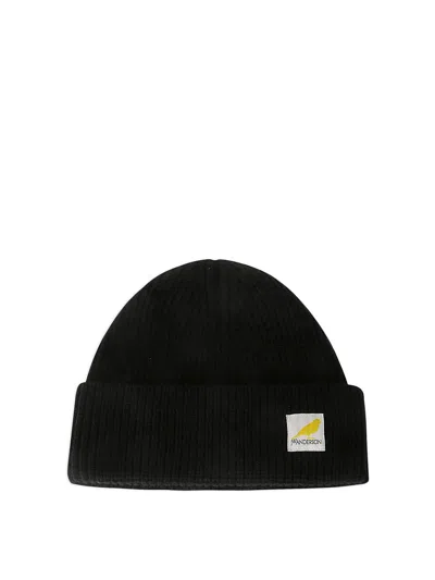 Jw Anderson Hat With Logo In Negro