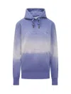 Jw Anderson J.w. Anderson Gradient Hoodie Logo In Purple