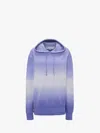 Jw Anderson J.w. Anderson Gradient Hoodie Logo In Purple