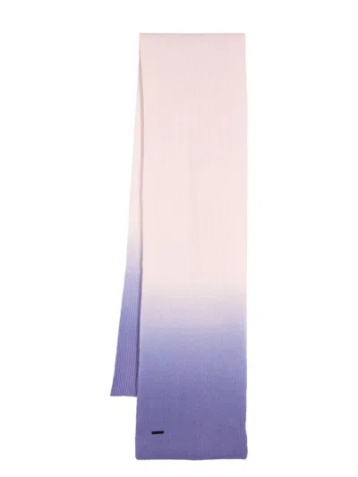 Jw Anderson Gradient Scarf In Purple